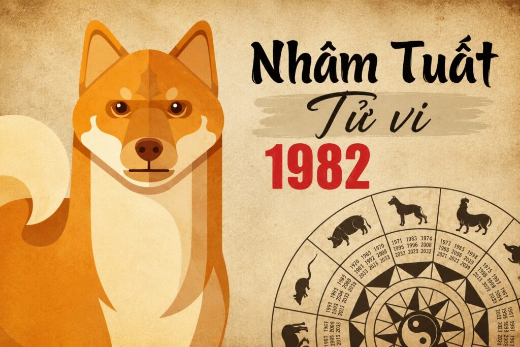 Tử vi tuổi Nhâm Tuất 1982