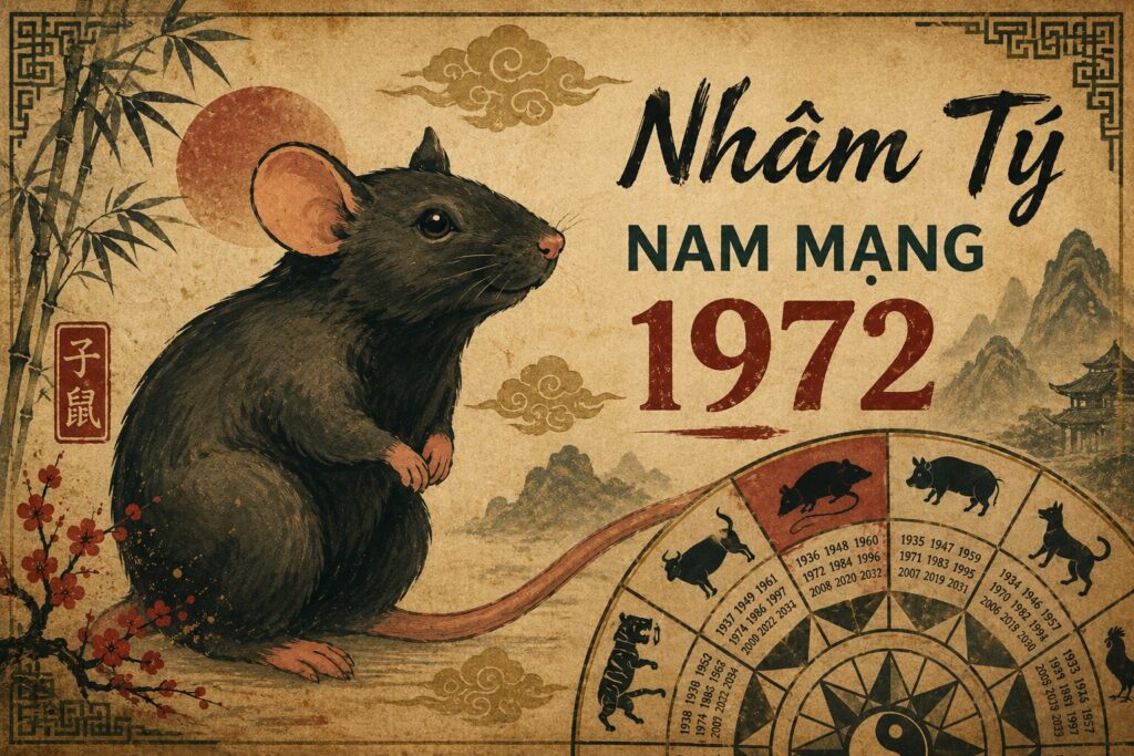 tử vi tuổi nhâm tý nam mạng 1972